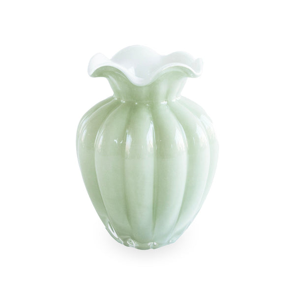 Beatriz Ball Giftware Beatriz Ball GLASS Vento Medium Vase (Pistachio)