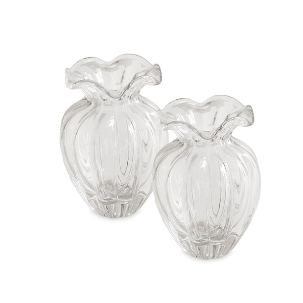 Beatriz Ball Giftware Beatriz Ball GLASS Vento Small Vase Set of 2 (Clear)