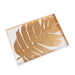 Beatriz Ball Serveware Beatriz Ball INDOCHINE Large Lacquered PhilodendronTray White and Gold