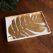 Beatriz Ball Serveware Beatriz Ball INDOCHINE Large Lacquered PhilodendronTray White and Gold