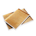 Beatriz Ball Serveware Beatriz Ball INDOCHINE Rectangle Lacquered Trays Set of 2  White and Gold