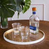 Beatriz Ball Serveware Beatriz Ball INDOCHINE Round Lacquered Tray White and Gold
