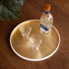 Beatriz Ball Serveware Beatriz Ball INDOCHINE Round Lacquered Tray White and Gold