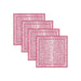 Beatriz Ball Giftware Beatriz Ball LINENS Leopard Napkins 20 x 20 Set of 4 (Pink and White)