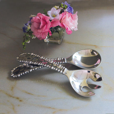 Beatriz Ball Serveware Beatriz Ball ORGANIC PEARL Salad Servers (Small) 6821