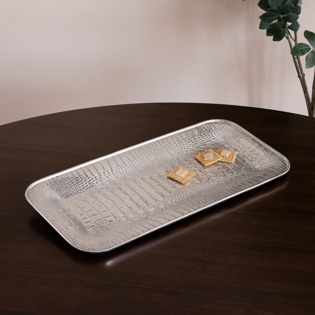 Beatriz Ball Serveware Beatriz Ball PIELES Croc Long Rectangular Tray