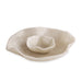 Beatriz Ball Serveware Beatriz Ball RESIN Alabaster Bowl with Dip White Swirl