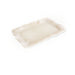 Beatriz Ball Serveware Beatriz Ball RESIN Alabaster Extra Large Rectangular Tray White Swirl