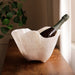 Beatriz Ball Serveware Beatriz Ball RESIN Alabaster Ice Bucket White Swirl