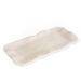 Beatriz Ball Serveware Beatriz Ball RESIN Alabaster Long Rectangle Tray White Swirl