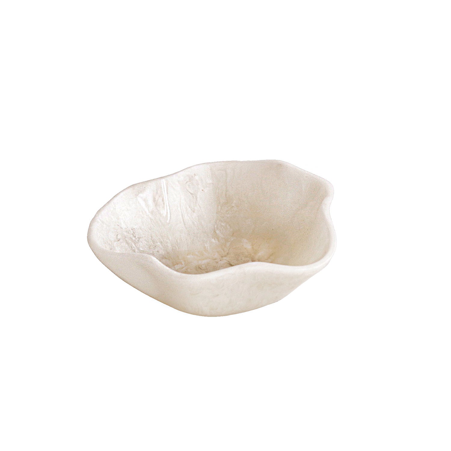 Beatriz Ball Serveware Beatriz Ball RESIN Alabaster Mini Bowl White Swirl