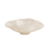 Beatriz Ball Serveware Beatriz Ball RESIN Alabaster Small Oval Bowl White Swirl