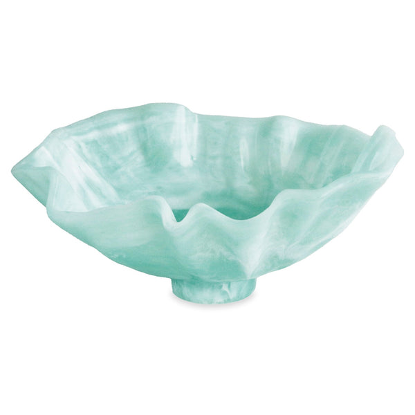 Beatriz Ball Giftware Beatriz Ball RESIN Bloom Medium Bowl (Aqua)