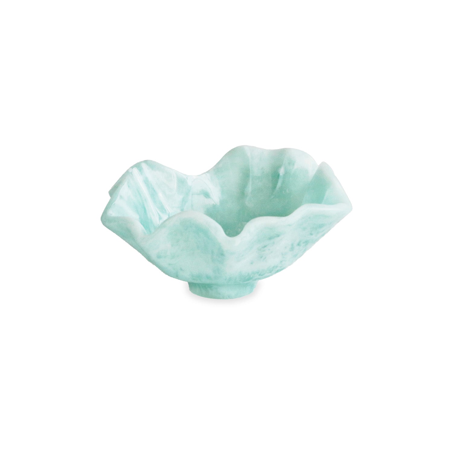 Beatriz Ball Giftware Beatriz Ball RESIN Bloom Small Deep Bowl (Aqua)