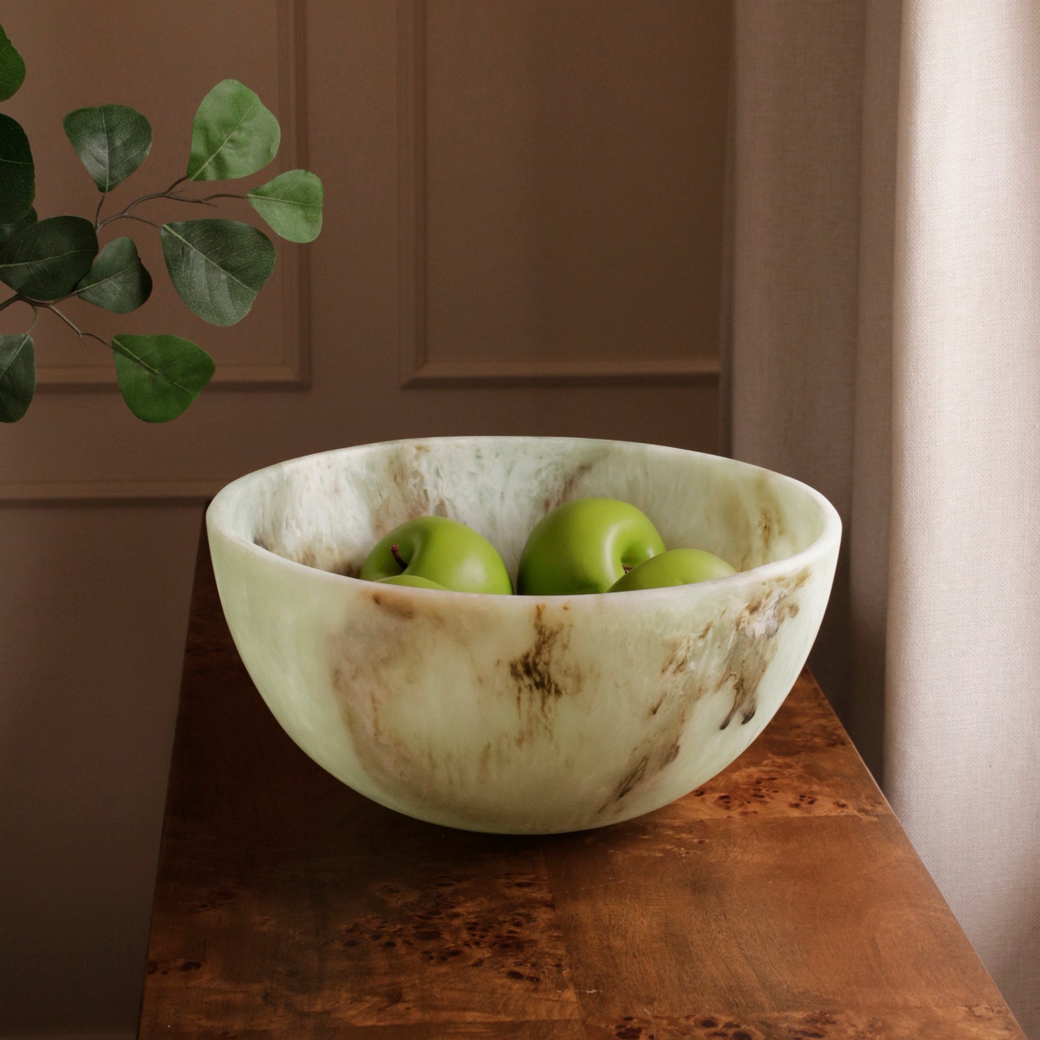 Beatriz Ball Serveware Beatriz Ball RESIN Giada Large Bowl Jade Swirl