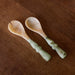 Beatriz Ball Serveware Beatriz Ball RESIN Giada Salad Servers Jade Swirl