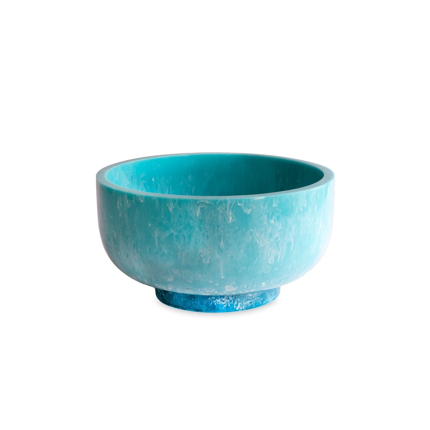 Beatriz Ball Serveware Beatriz Ball RESIN Rio Large Bowl with Base (Turquoise and Blue)
