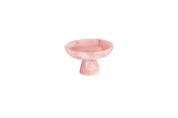 Beatriz Ball Giftware Beatriz Ball RESIN Rosabella Mini Pedestal (White Swirl)