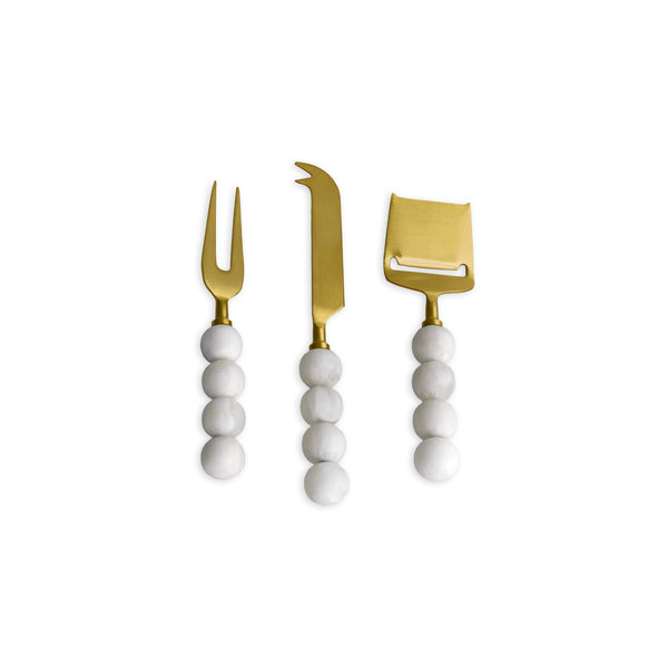 Beatriz Ball Serveware Beatriz Ball RESIN Sorbet Cheese Set of 3 Coconut