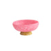 Beatriz Ball Serveware Beatriz Ball RESIN Sorbet Medium Round Bowl with Base Raspberry and Matcha