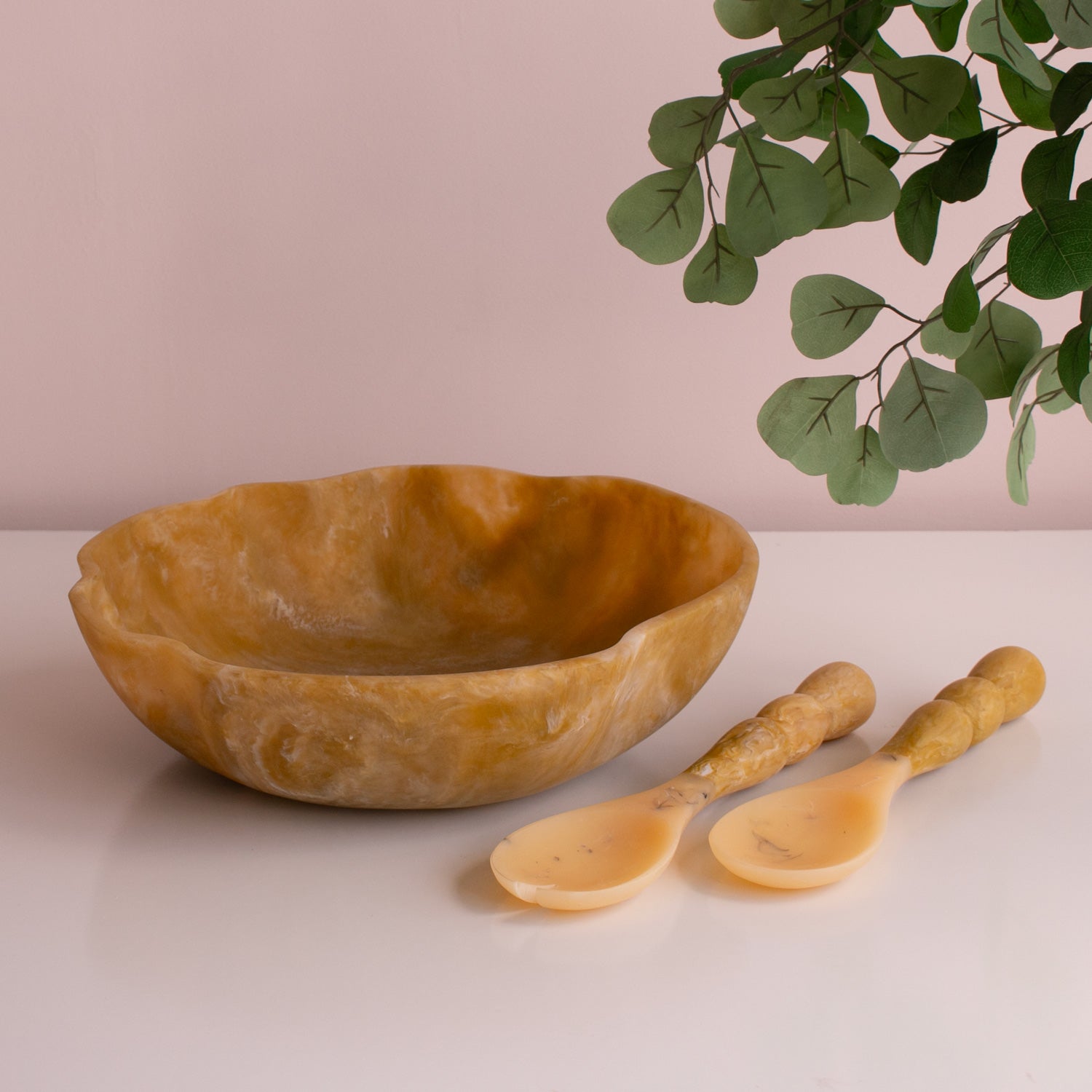 Beatriz Ball Serveware Beatriz Ball RESIN Sorbet Salad Servers Matcha