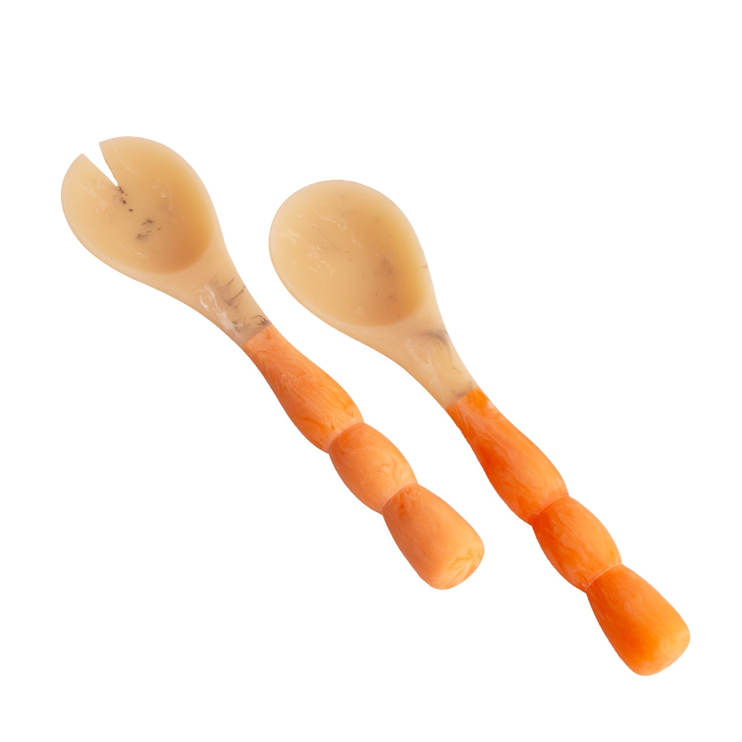 Beatriz Ball Serveware Beatriz Ball RESIN Sorbet Salad Servers Tangerine