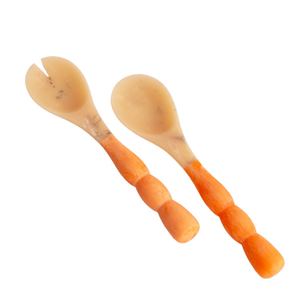 Beatriz Ball Serveware Beatriz Ball RESIN Sorbet Salad Servers Tangerine