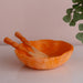 Beatriz Ball Serveware Beatriz Ball RESIN Sorbet Salad Servers Tangerine