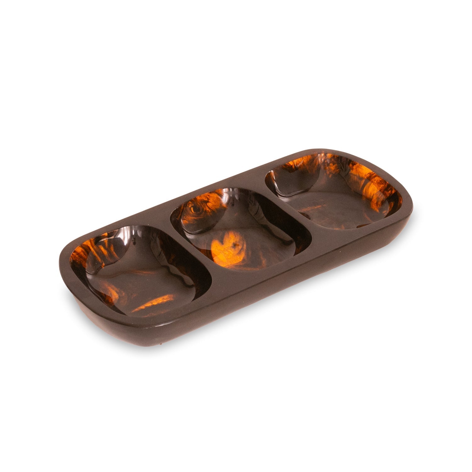 Beatriz Ball Giftware Beatriz Ball RESIN Tortoise Divided Serving Platter