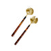 Beatriz Ball Giftware Beatriz Ball RESIN Tortoise Shell Salad Servers (Gold)