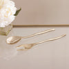 Beatriz Ball Serveware Beatriz Ball SIERRA MODERN Maia Large Salad Servers (Shiny Gold)