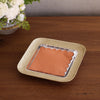 Beatriz Ball Serveware Beatriz Ball SIERRA MODERN Nassau Cocktail Napkin Holder (Silver and Gold)