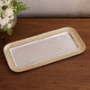 Beatriz Ball Serveware Beatriz Ball SIERRA MODERN Nassau Long Rectangular Tray (Silver and Gold)