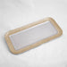 Beatriz Ball Serveware Beatriz Ball SIERRA MODERN Nassau Long Rectangular Tray (Silver and Gold)