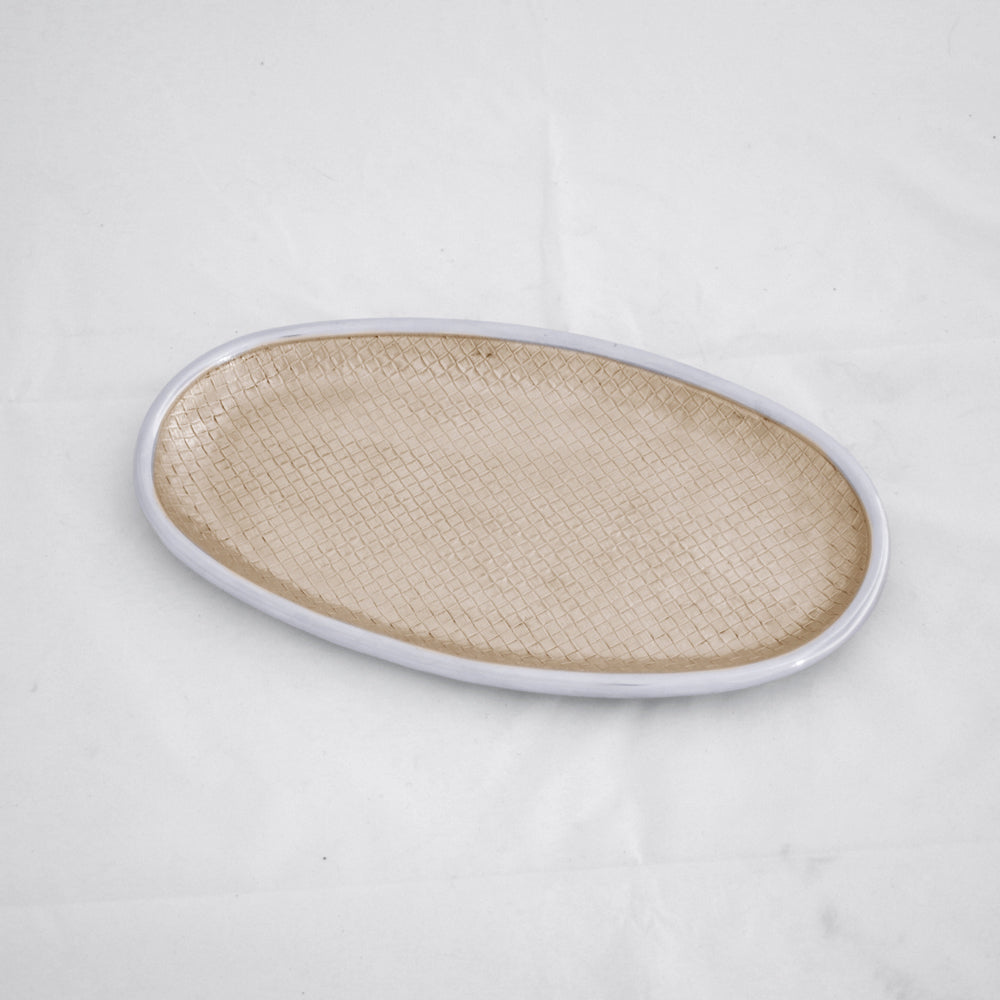 Beatriz Ball Serveware Beatriz Ball SIERRA MODERN Nassau Oval Platter (Gold)