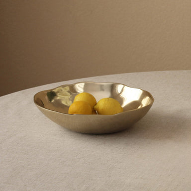 Beatriz Ball Serveware Beatriz Ball SIERRA MODERN Organic Medium Bowl (Shiny Gold)