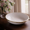 Beatriz Ball Serveware Beatriz Ball THANNI Bahamas Large Bowl (White and Gold)