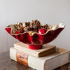 Beatriz Ball Serveware Beatriz Ball THANNI Bloom Medium Bowl (Red and Gold)