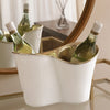 Beatriz Ball Serveware Beatriz Ball THANNI Double Ice Bucket (White and Gold)
