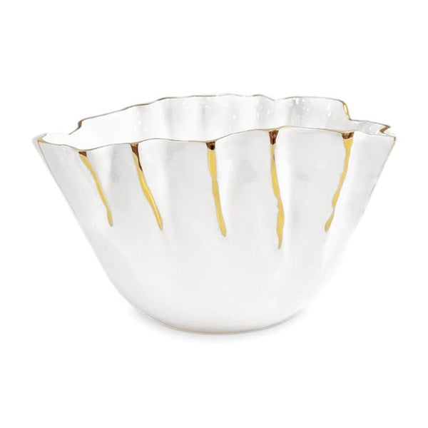Beatriz Ball Serveware Beatriz Ball THANNI Mystic Ice Bucket (White and Gold)