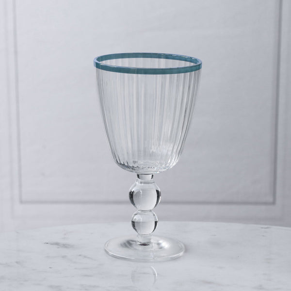 Beatriz Ball Serveware Beatriz Ball VIDA Acrylic All Purpose Set of 4 (Clear and Blue)