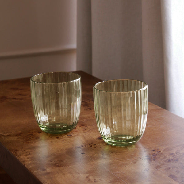 Beatriz Ball Serveware Beatriz Ball VIDA Acrylic Double Old Fashioned Set of 4 (Green)