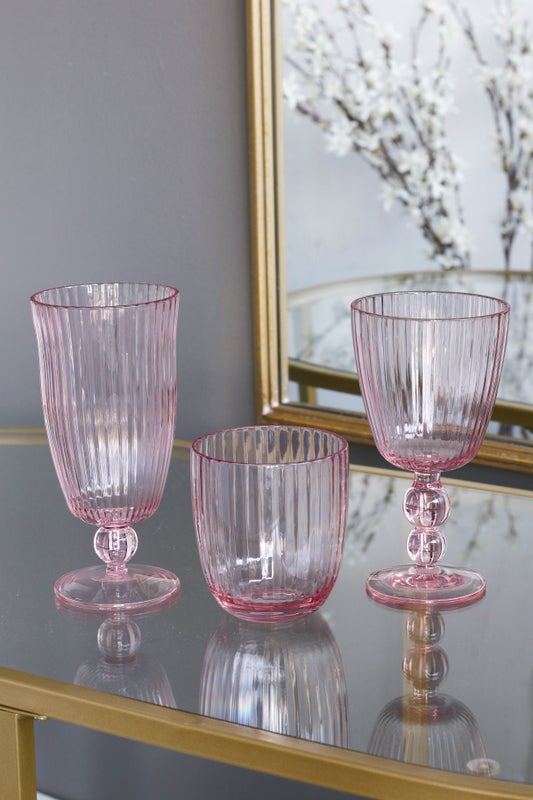 Beatriz Ball Servware Beatriz Ball VIDA Acrylic Tumbler Set of 4 (Pink)