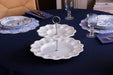 Beatriz Ball Servware Beatriz Ball VIDA Alegria Two Tiered Egg Server White