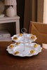 Beatriz Ball Servware Beatriz Ball VIDA Alegria Two Tiered Egg Server White