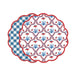 Beatriz Ball Giftware Beatriz Ball VIDA Americana Floral and Gingham Reversible Placemats Set of 4 (Red and Blue) - PRE-ORDER