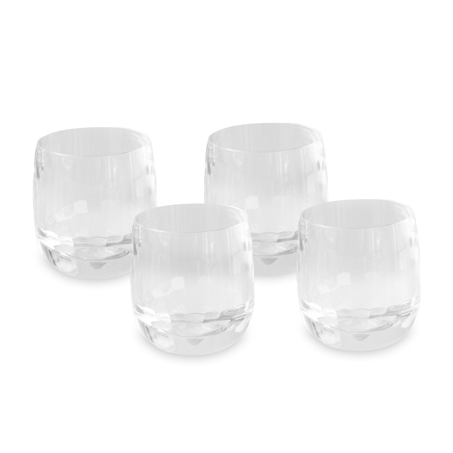 Beatriz Ball Giftware Beatriz Ball VIDA Arabella Acrylic Double Old Fashioned Set of 4 (Clear)
