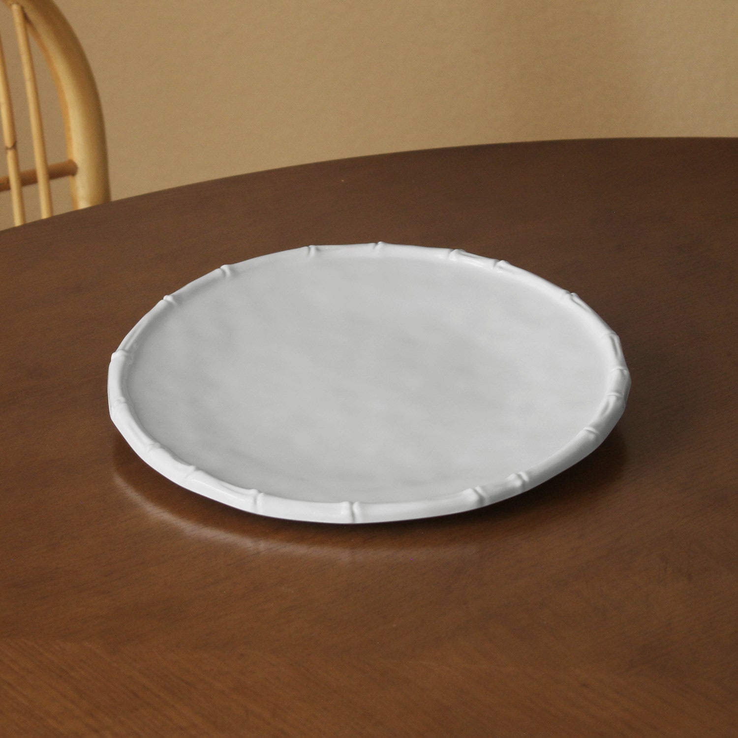 Beatriz Ball Serveware Beatriz Ball VIDA Bamboo 11" Dinner Plate Set of 4 (White)
