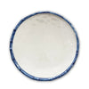 Beatriz Ball Serveware Beatriz Ball VIDA Bamboo 11" Dinner Plate Set of 4 (White and Blue)