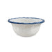 Beatriz Ball Servware Beatriz Ball VIDA Bamboo 7.5" Cereal Bowl Set of 4 (White and Blue)